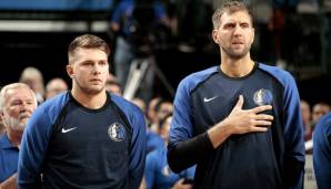 Luka Doncic soll bei den Dallas Mavericks die Fackel von Dirk Nowitzki übernehmen.