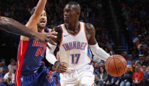 Dennis Schröder zeigte bei seinem Debüt für die OKC Thunder eine gute Leistung.