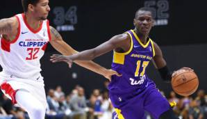 Isaac Bonga kam gegen die Agua Caliente Clippers nur neun Minuten zum Einsatz.