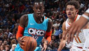 Dennis Schröder überzeugte mit den Oklahoma City Thunder gegen die Atlanta Hawks.