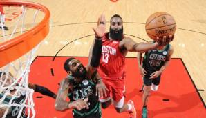 James Harden (l.) hat die Houston Rockets zum neunten Heimsieg in Serie geführt