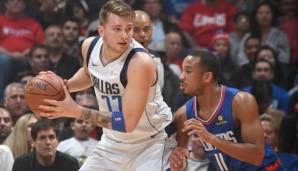 Luka Doncic erzielte im dritten Viertel 14 Punkte bei den Los Angeles Clippers.