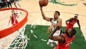 Giannis Antetokounmpo wandelte gegen die Toronto Raptors auf den Spuren von Kareem-Abdul-Jabbar