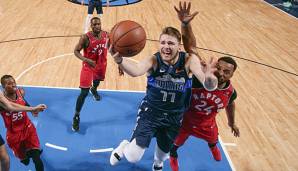 Luka Doncic erzielte gegen Toronto 35 Punkte.