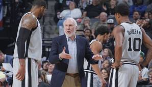 Gregg Popovich ist seit 1996 der Head Coach der San Antonio Spurs.