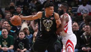 Giannis Antetokounmpo und James Harden gelten als Top-Favoriten auf den MVP-Award.