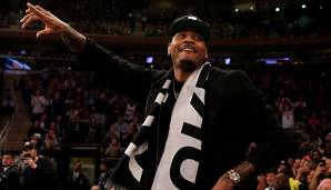 Carmelo Anthony war im Madison Square Garden zu Gast.