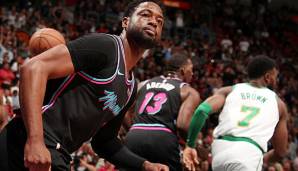 Dwyane Wade erzielte gegen die Boston Celtics 19 Punkte.