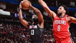 Jahlil Okafor (r.) war mit 27 Punkten bester Werfer der New Orleans Pelicans