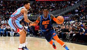 Dennis Schröder verlor mit den Oklahoma City Thunder bei seiner Rückkehr zu den Atalanta Hawks.