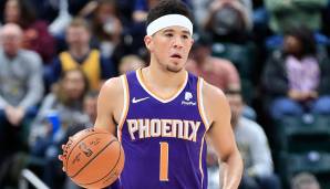 WESTERN CONFERENCE: BACKCOURT: Platz 10: Devin Booker (Phoenix Suns) - 405.432 Stimmen.