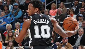 Platz 7: DeMar DeRozan (San Antonio Spurs) - 850.415 Stimmen.