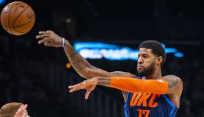 Platz 3: Paul George (Oklahoma City Thunder) - 2.583.342 Stimmen.