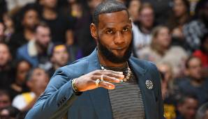 Platz 1: LeBron James (Los Angeles Lakers) - 3.770.807 Stimmen.