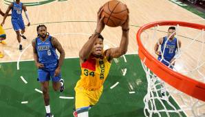 Giannis Antetokounmpo (Milwaukee Bucks): Platz 1 im Fan-Voting, Platz 1 im Player-Voting, Platz 1 im Medien-Voting.