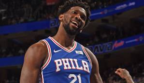 Joel Embiid (Philadelphia 76ers): Platz 3 im Fan-Voting, Platz 3 im Player-Voting, Platz 1 im Medien-Voting.