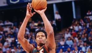 Platz 7: Sam Perkins (Seattle SuperSonics) - 8 Dreier (8/8) am 15. Januar 1997 gegen die Toronto Raptors.