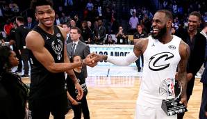 LeBron James und Giannis Antetokounmpo sind die Kapitäne der beiden All-Star-Teams.