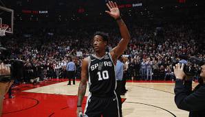 DeMar DeRozan feiert eine emotionale Rückkehr nach Toronto.