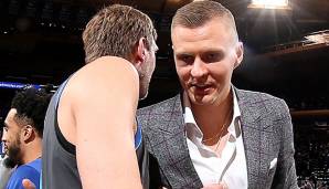 Kristaps Porzingis wird der Mitspieler von Dirk Nowitzki bei den Dallas Mavericks.