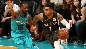 Platz 13 (T): D'Angelo Russell (Brooklyn Nets, 23 Jahre alt) - Stats 18/19: 20,5 Punkte, 6,7 Assists