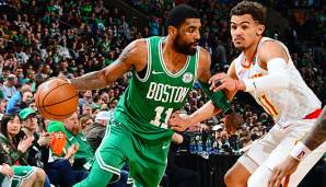 Kyrie Irving legt gegen die Hawks 30 Punkte auf.