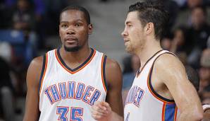 Nick Collison spielte über Jahre zusammen mit Kevin Durant bei den Oklahoma City Thunder.