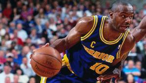 ASSISTS - Platz 3: Tim Hardaway (1989 - 1996) - 3.926 Assists (Schnitt: 9,3).