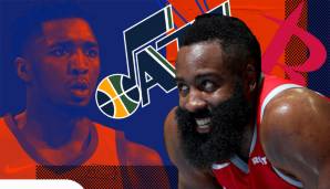 Donovan Mitchell und James Harden treffen in der ersten Runde aufeinander.