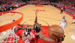 James Harden erzielte gegen die Utah Jazz ein Double-Double.