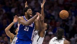 Joel Embiid hat die Philadelphia 76ers in die zweite Runde geführt.