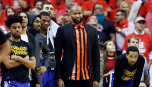 DeMarcus Cousins konnte bisher nur ein Playoff-Spiel in voller Länge absolvieren.