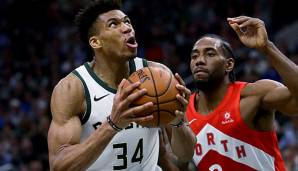 Die Milwaukee Bucks um Giannis Antetokounmpo sind in Spiel 6 bei den Toronto Raptors zu Gast.