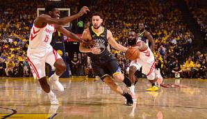 Die Golden State Warriors haben sich auch in Spiel zwei gegen die Houston Rockets durchgesetzt.