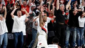 SECOND TEAM - Damian Lillard (Guard, Portland Trail Blazers): 25,8 Punkte, 6,9 Assists, 4,6 Rebounds, 44,4 Prozent FG, 36,9 Prozent 3FG in 35,5 Minuten pro Partie (306 Stimmen).