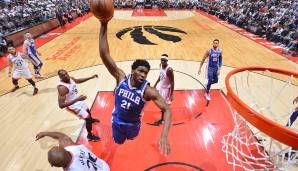 SECOND TEAM - Joel Embiid (Center, Philadelphia 76ers): 27,5 Punkte, 13,6 Rebounds, 3,7 Assists, 1,9 Blocks, 48,4 Prozent FG in 33,7 Minuten pro Partie (375 Stimmen).