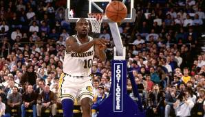 PLATZ 20: Tim Hardaway (Warriors, Heat, Mavericks, Nuggets, Pacers) - Teil der RunTMC-Ära in Golden State, Inhaber eines berühmt-berüchtigten Killer-Crossovers und fünfmaliger All-Star. Führte die Heat 1997 in die Conference Finals.