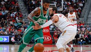 PLATZ 15: Kyrie Irving (Cavaliers, Celtics, Nets) - Genau wie Westbrook kann Irving in dieser Liste noch ein ganzes Stück nach oben klettern. Schon heute ist er mit seinem Ballhandling und seiner Clutchness einer der besten seines Fachs.