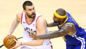 Marc Gasol (Starting Center): In der ersten Halbzeit eindeutig der beste Raptor. In der zweiten zwar offensiv nicht mehr so auffällig, dafür aber defensiv. Abgesehen von Foul-Problemen eine blitzsaubere Leistung. Note: 2