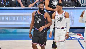 James Harden und Russell Westbrook sind die großen Hoffnungsträger der Houston Rockets.