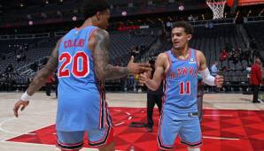 John Collins und Trae Young sind auch in der kommenden Saison die Schlüsselspieler der Atlanta Hawks.