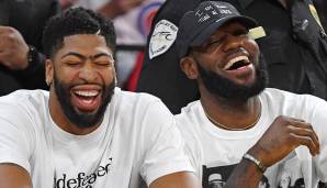 Platz 1 - LOS ANGELES LAKERS: LeBron James und Anthony Davis - Davor waren auch LBJ und die Braue in der Vergangenheit nicht gefeit, doch diese Starpower sucht in der Liga ihresgleichen - trotz LeBrons fortgeschrittenen Alters.