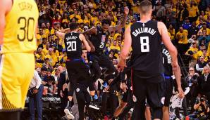 Platz 18: L.A. Clippers - Patrick Beverley (7,6 Punkte, 5 Rebounds, 3,8 Assists) und Landry Shamet (9,1 Punkte, 1,7 Rebounds)