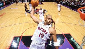 PLATZ 12: Vince Carter (Toronto Raptors, New Jersey Nets, Orlando Magic, Phoenix Suns, Dallas Mavericks, Memphis Grizzlies, Sacramento Kings, Atlanta Hawks) - 94,55 prozentige Wahrscheinlichkeit, in die Hall of Fame zu kommen.