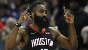 Platz 4: James Harden (30, Houston Rockets) - 38,2 Mio. Dollar - Vertrag bis 2023 (Spieler-Option für 22/23)