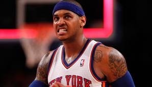 Platz 13: CARMELO ANTHONY (2003-heute) - 262,5 Mio. - Teams: Nuggets, Knicks, Thunder, Rockets, Trail Blazers, Lakers