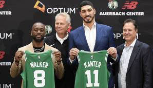 BOSTON CELTICS: Das Experiment mit Kyrie Irving als Leader ist mehr oder weniger krachend gescheitert. An Kyries Stelle übernimmt nun Kemba Walker als Spielmacher, auch Enes Kanter ist neu im Celtics-Grün, dafür fehlen künftig Al Horford und Terry Rozier.