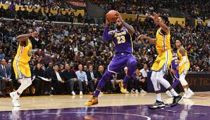 LeBrons Lakers hatten gegen die Warriors keine Probleme.