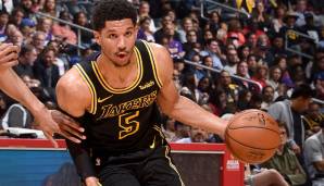 Platz 14: Josh Hart (Los Angeles Lakers) - 7 Dreier (9 Versuche) am 11. April 2018 gegen die L.A. Clippers.