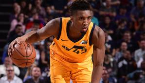 Platz 14: Donovan Mitchell (Utah Jazz) - 7 Dreier (9 Versuche) am 2. Februar 2018 gegen die Phoenix Suns.